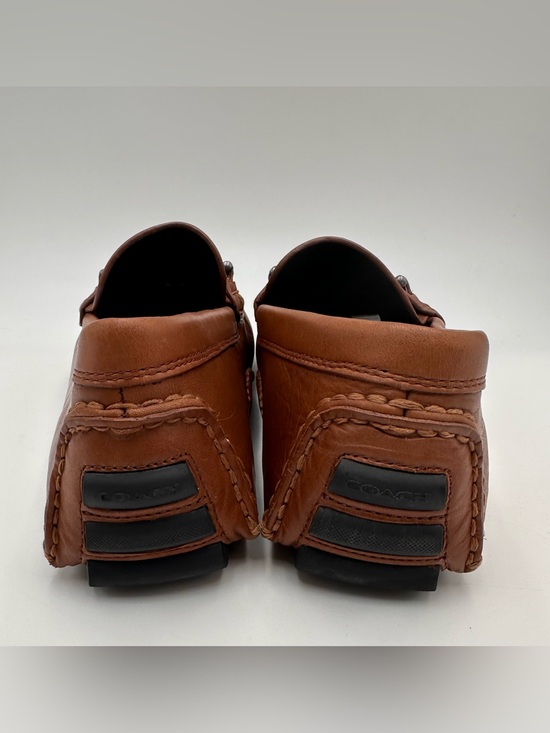 COACH LOAFERS MENS SZ 11 D BROWN LEATHER HORSE BIT DRIVING SHOES MOC TOE SLIP ON main image 14